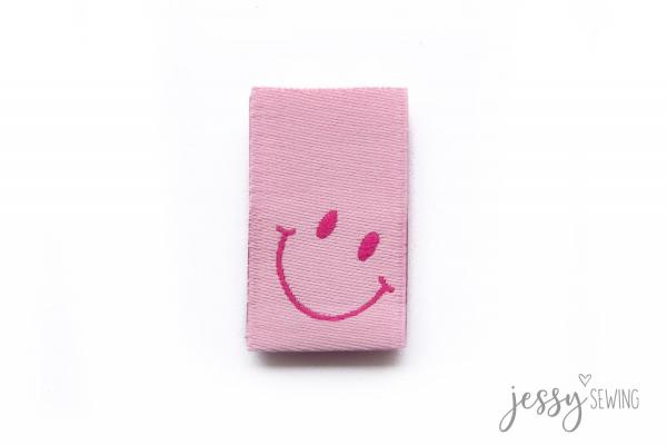 Weblabel Smile rosa by Jessy Sewing